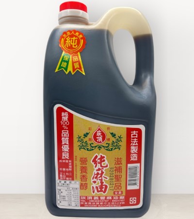 冷壓中黑芝麻油3000ml(中烘焙)