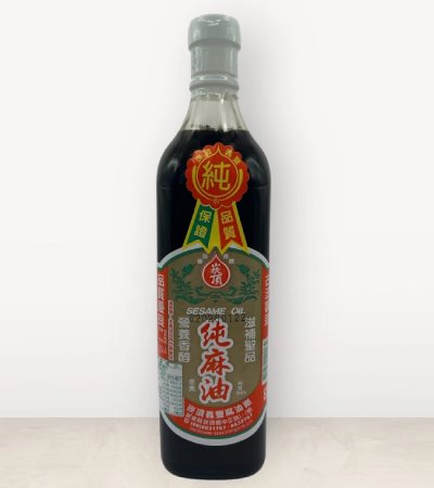 冷壓小黑芝麻油600ml(輕烘焙)