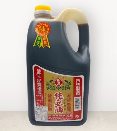 冷壓小黑芝麻油3000ml(輕烘焙)